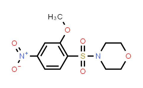 CAS No. 1147680-82-7, 4-((2-Methoxy-4-nitrophenyl)sulfonyl)morpholine