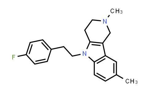 CAS No. 1147893-24-0, 5-(4-Fluorophenethyl)-2,8-dimethyl-2,3,4,5-tetrahydro-1H-pyrido[4,3-b]indole