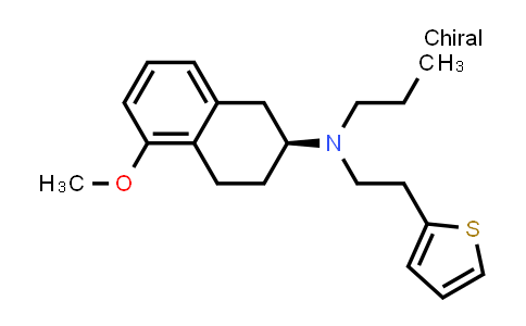 CAS No. 1148154-91-9, (S)-5-methoxy-N-propyl-N-(2-(thiophen-2-yl)ethyl)-1,2,3,4-tetrahydronaphthalen-2-amine