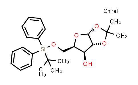 CAS No. 114861-14-2, (3aR,5R,6S,6aR)-5-(((tert-Butyldiphenylsilyl)oxy)methyl)-2,2-dimethyltetrahydrofuro[2,3-d][1,3]dioxol-6-ol
