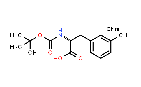 CAS No. 114873-14-2, (R)-2-((tert-Butoxycarbonyl)amino)-3-(m-tolyl)propanoic acid