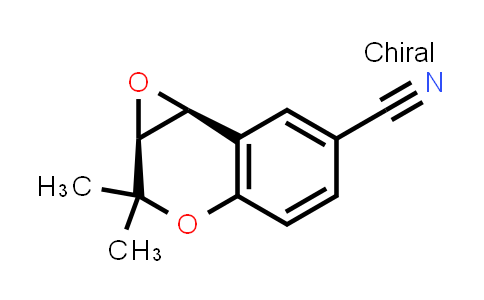 CAS No. 114926-02-2, (1aS,7bS)-2,2-Dimethyl-1a,7b-dihydro-2H-oxireno[2,3-c]chromene-6-carbonitrile