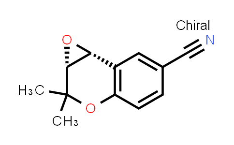CAS No. 114926-03-3, (1aR,7bR)-2,2-Dimethyl-1a,7b-dihydro-2H-oxireno[2,3-c]chromene-6-carbonitrile