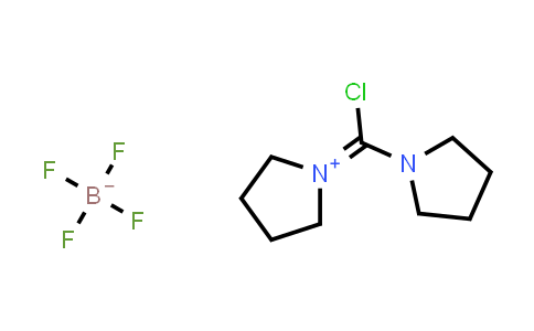 CAS No. 115007-14-2, 1-(Chloro(pyrrolidin-1-yl)methylene)pyrrolidin-1-ium tetrafluoroborate