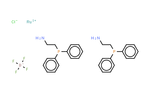 CAS No. 1150112-46-1, Chlorobis[2-(diphenylphosphino)ethanamine]ruthenium(II) tetrafluoroborate