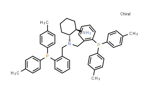 CAS No. 1150113-65-7, (1R,2R)-N,N-Bis[2-(di-p-tolylphosphino)benzyl]cyclohexane-1,2-diamine