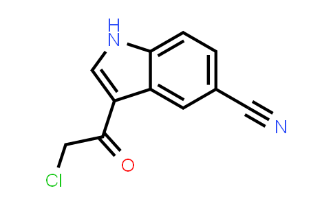 CAS No. 115027-08-2, 3-(2-Chloroacetyl)-1H-indole-5-carbonitrile