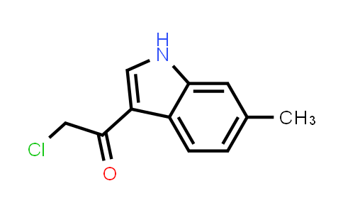 CAS No. 115027-18-4, 2-Chloro-1-(6-methyl-1H-indol-3-yl)ethan-1-one