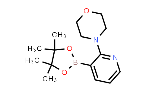 CAS No. 1150561-72-0, 4-(3-(4,4,5,5-Tetramethyl-1,3,2-dioxaborolan-2-yl)pyridin-2-yl)morpholine