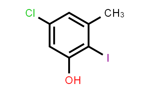 CAS No. 1150617-66-5, 5-Chloro-2-iodo-3-methylphenol