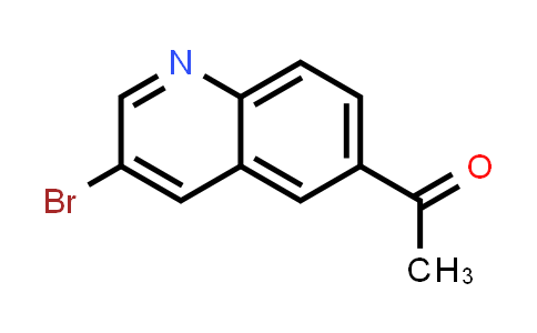 CAS No. 1150618-23-7, 1-(3-Bromoquinolin-6-yl)ethan-1-one