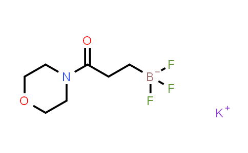 CAS No. 1150654-74-2, Potassium;trifluoro-(3-morpholin-4-yl-3-oxopropyl)boranuide