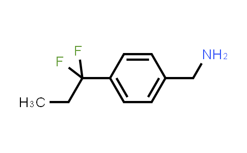 CAS No. 1150883-78-5, (4-(1,1-Difluoropropyl)phenyl)methanamine