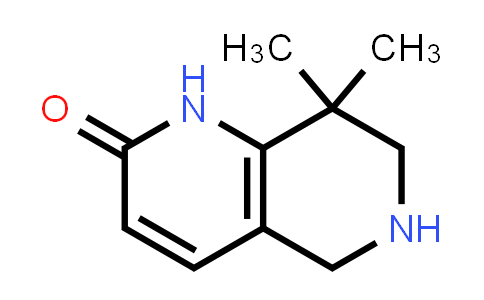 CAS No. 1151665-35-8, 8,8-Dimethyl-5,6,7,8-tetrahydro-1,6-naphthyridin-2(1H)-one