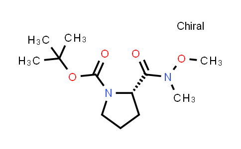 115186-37-3 | (S)-2-(N-Methoxy-N-methylcarbamoyl)pyrrolidine-1-carboxylic acid tert-butyl ester
