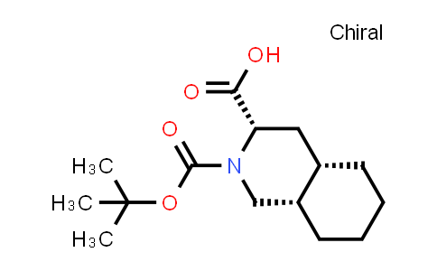 CAS No. 115238-59-0, (3S,4aS,8aS)-2-(tert-Butoxycarbonyl)decahydroisoquinoline-3-carboxylic acid
