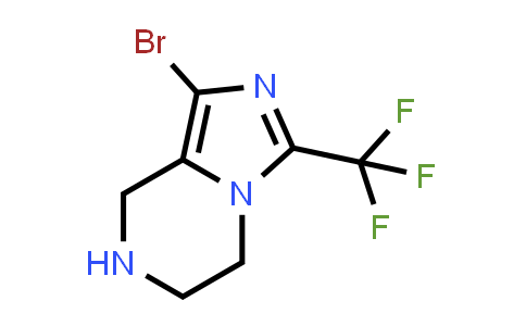 CAS No. 1152440-29-3, 1-Bromo-3-(trifluoromethyl)-5,6,7,8-tetrahydroimidazo[1,5-a]pyrazine