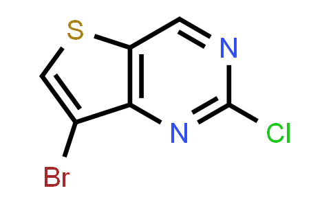 CAS No. 1152475-42-7, 7-Bromo-2-chlorothieno[3,2-d]pyrimidine