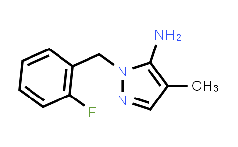 CAS No. 1152525-04-6, 1H-Pyrazol-5-amine, 1-[(2-fluorophenyl)methyl]-4-methyl-