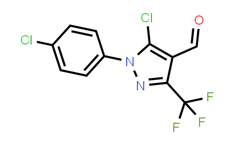 CAS No. 1152976-53-8, 5-Chloro-1-(4-chlorophenyl)-3-(trifluoromethyl)pyrazole-4-carbaldehyde