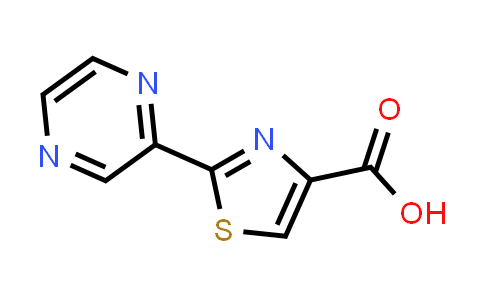 CAS No. 115311-44-9, 2-(Pyrazin-2-yl)-1,3-thiazole-4-carboxylic acid