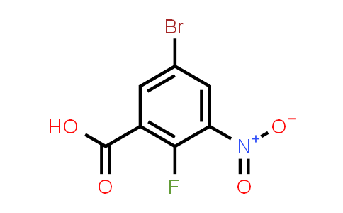 CAS No. 1153279-80-1, 5-Bromo-2-fluoro-3-nitrobenzoic acid
