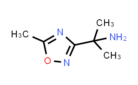 CAS No. 1153831-97-0, 2-(5-Methyl-1,2,4-oxadiazol-3-yl)propan-2-amine