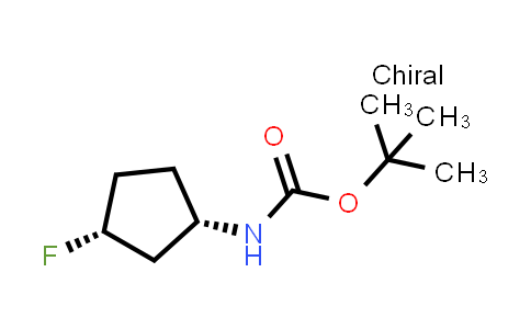 CAS No. 1154870-60-6, tert-Butyl N-[(1S,3R)-rel-3-fluorocyclopentyl]carbamate