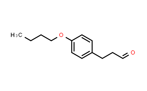 CAS No. 115514-11-9, Benzenepropanal, 4-butoxy-