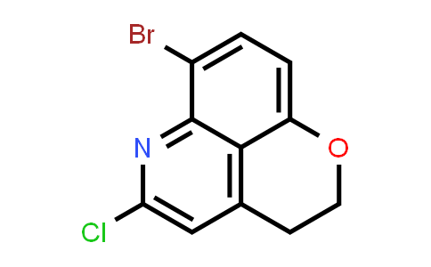 CAS No. 1155270-71-5, 7-Bromo-5-chloro-2,3-dihydropyrano[4,3,2-de]quinoline