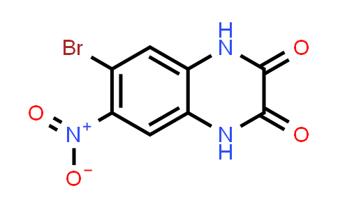 CAS No. 115581-82-3, 6-Bromo-7-nitro-1,4-dihydroquinoxaline-2,3-dione