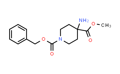CAS No. 115655-42-0, 1-Benzyl 4-methyl 4-aminopiperidine-1,4-dicarboxylate