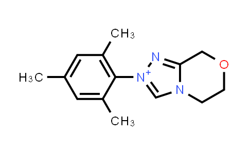 CAS No. 1156575-31-3, 2-Mesityl-6,8-dihydro-5H-[1,2,4]triazolo[3,4-c][1,4]oxazin-2-ium