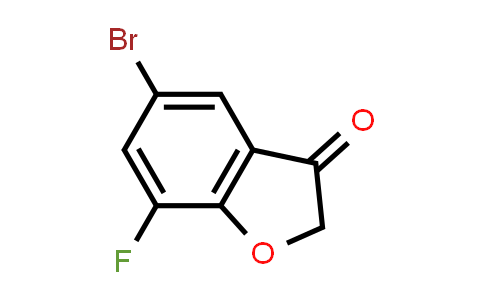 CAS No. 1156601-36-3, 5-Bromo-7-fluorobenzofuran-3(2H)-one