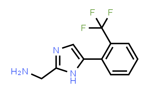 CAS No. 1156709-30-6, (5-(2-(Trifluoromethyl)phenyl)-1H-imidazol-2-yl)methanamine