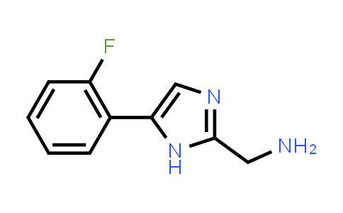 CAS No. 1156709-37-3, (5-(2-Fluorophenyl)-1H-imidazol-2-yl)methanamine