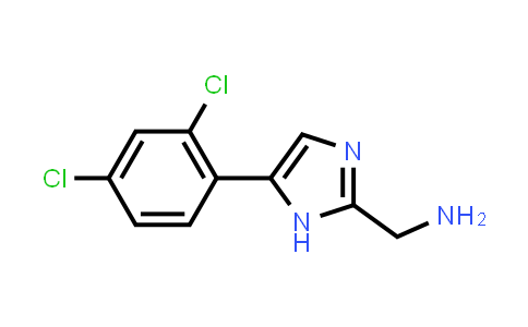 CAS No. 1156709-87-3, (5-(2,4-dichlorophenyl)-1H-imidazol-2-yl)methanamine