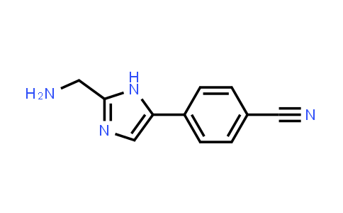 CAS No. 1156712-18-3, 4-(2-(Aminomethyl)-1H-imidazol-5-yl)benzonitrile