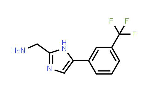 CAS No. 1156712-91-2, (5-(3-(Trifluoromethyl)phenyl)-1H-imidazol-2-yl)methanamine