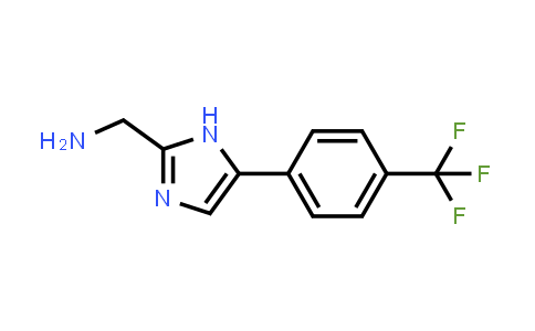 CAS No. 1156714-46-3, (5-(4-(Trifluoromethyl)phenyl)-1H-imidazol-2-yl)methanamine