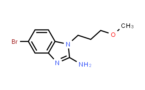 CAS No. 1156930-01-6, 5-Bromo-1-(3-methoxypropyl)-1H-benzo[d]imidazol-2-amine