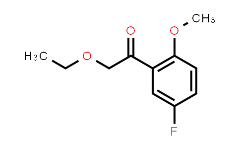 CAS No. 1157137-25-1, 2-Ethoxy-1-(5-fluoro-2-methoxyphenyl)ethan-1-one