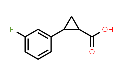 CAS No. 1157561-41-5, 2-(3-Fluorophenyl)cyclopropanecarboxylic acid