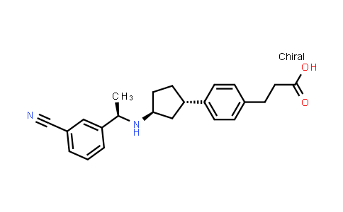MC508316 | 1157581-25-3 | Benzenepropanoic acid, 4-[(1S,3S)-3-[[(1R)-1-(3-cyanophenyl)ethyl]amino]cyclopentyl]-