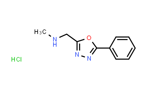 CAS No. 1158371-89-1, N-Methyl-1-(5-phenyl-1,3,4-oxadiazol-2-yl)methanamine hydrochloride