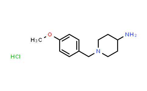 CAS No. 1158533-04-0, 1-(4-Methoxybenzyl)piperidin-4-amine hydrochloride