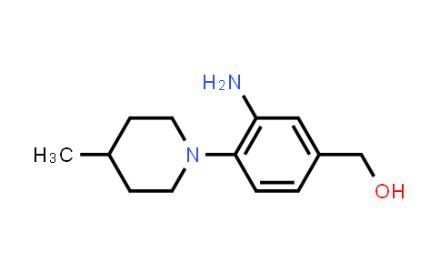 CAS No. 1158544-22-9, (3-Amino-4-(4-methylpiperidin-1-yl)phenyl)methanol