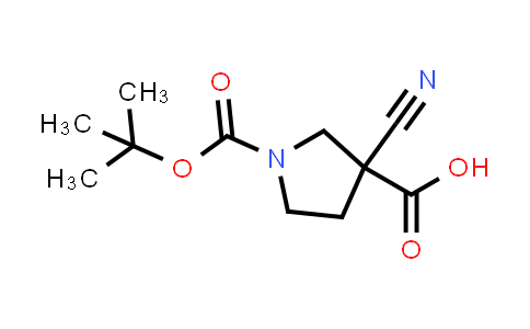 CAS No. 1158759-28-4, 1-[(Tert-butoxy)carbonyl]-3-cyanopyrrolidine-3-carboxylic acid