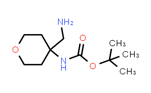 CAS No. 1158759-94-4, tert-Butyl (4-(aminomethyl)tetrahydro-2H-pyran-4-yl)carbamate