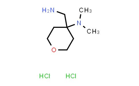 CAS No. 1158792-81-4, 4-(Aminomethyl)-N,N-dimethyltetrahydro-2H-pyran-4-amine dihydrochloride